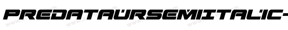 PredataurSemiItalic-jzx0字体转换