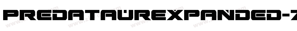 PredataurExpanded-Z3mz字体转换