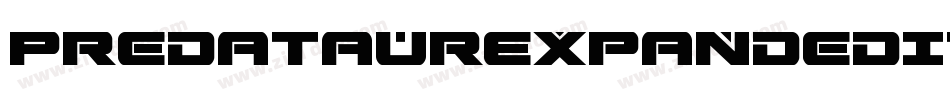 PredataurExpandedItalic-3Ed8字体转换