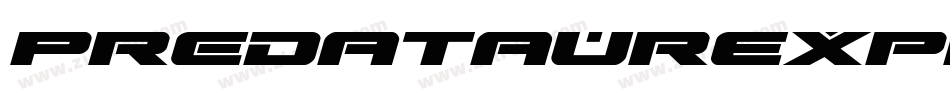 PredataurExpandedItalic-3Ed8字体转换