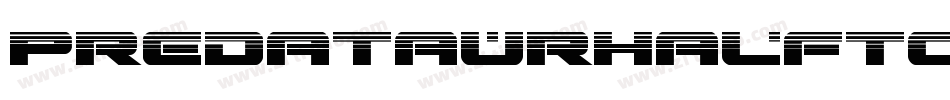 PredataurHalftoneItalic-AB3A字体转换