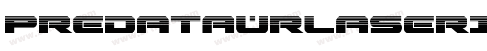PredataurLaserItalic-J7jM字体转换