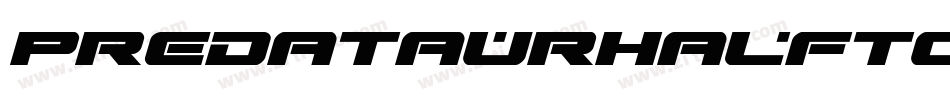 PredataurHalftoneItalic-AB3A字体转换