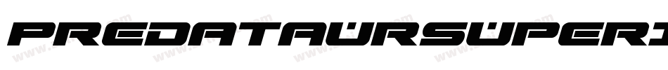 PredataurSuperItalic-zz64字体转换