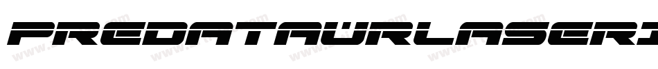 PredataurLaserItalic-J7jM字体转换