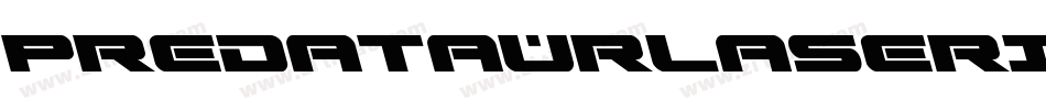 PredataurLaserItalic-J7jM字体转换