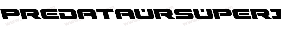 PredataurSuperItalic-zz64字体转换