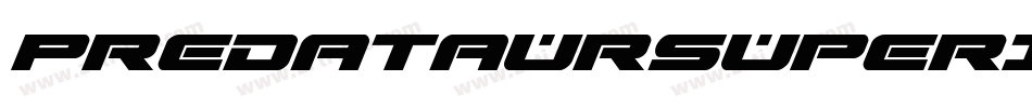 PredataurSuperItalic-zz64字体转换