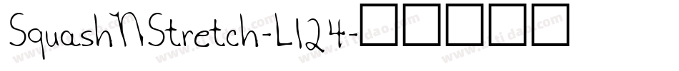 SquashNStretch-L124字体转换