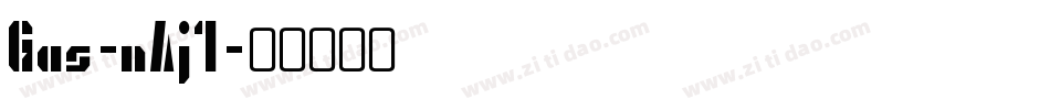 Gas-nAj1字体转换