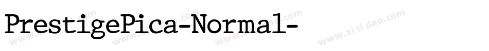 PrestigePica-Normal字体转换