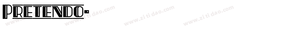 Pretendo字体转换