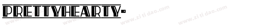 prettyhearty字体转换