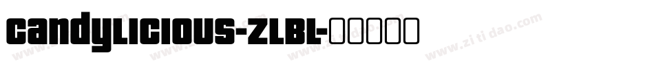 Candylicious-ZLBl字体转换