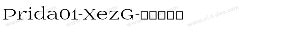 Prida01-XezG字体转换