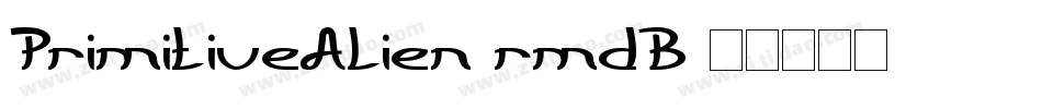 PrimitiveAlien-rmdB字体转换