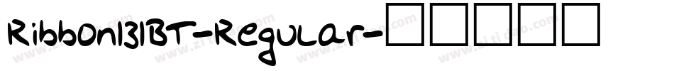 Ribbon131BT-Regular字体转换