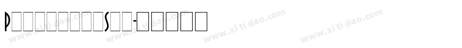 PritchardStd字体转换