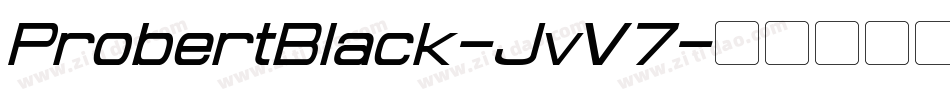 ProbertBlack-JvV7字体转换