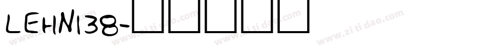 LEHN138字体转换