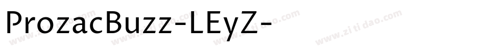 ProzacBuzz-LEyZ字体转换