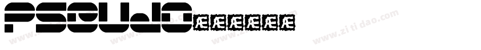pseudo字体转换