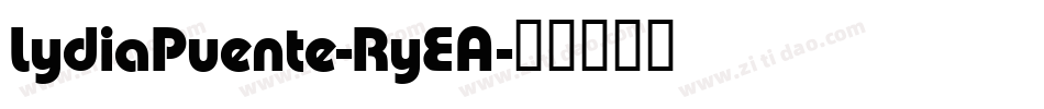 LydiaPuente-RyEA字体转换