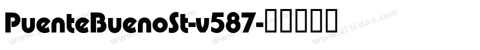 PuenteBuenoSt-v587字体转换