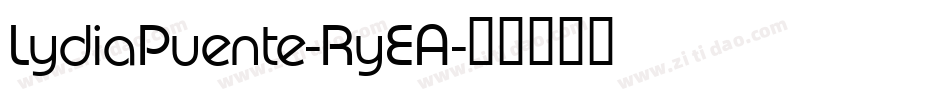LydiaPuente-RyEA字体转换
