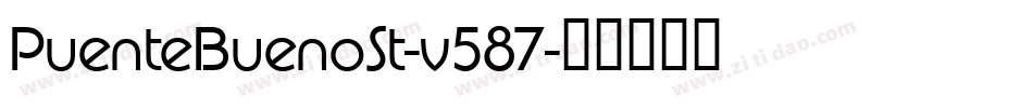 PuenteBuenoSt-v587字体转换