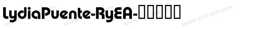 LydiaPuente-RyEA字体转换