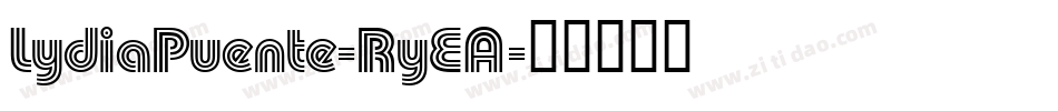 LydiaPuente-RyEA字体转换