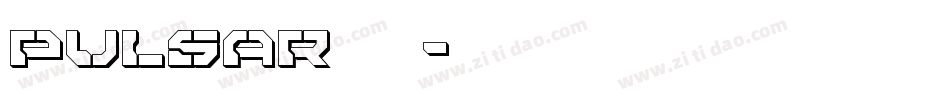 Pulsar生成器字体转换