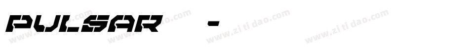Pulsar转换器字体转换