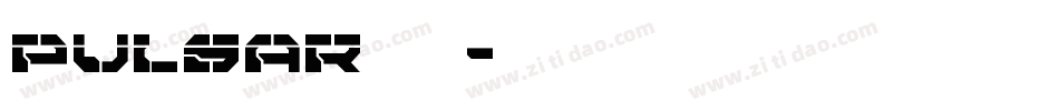 Pulsar转换器字体转换