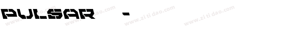 Pulsar转换器字体转换