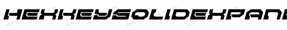 HexkeySolidExpanded-RpqV3字体转换