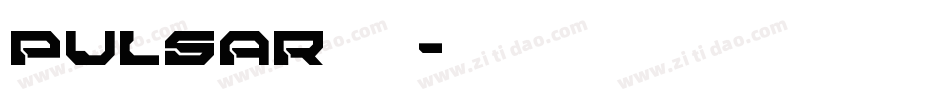 Pulsar转换器字体转换