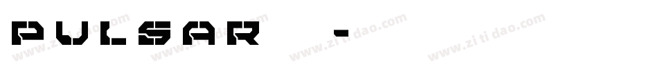 Pulsar转换器字体转换