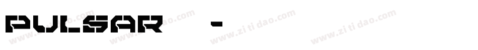 Pulsar转换器字体转换