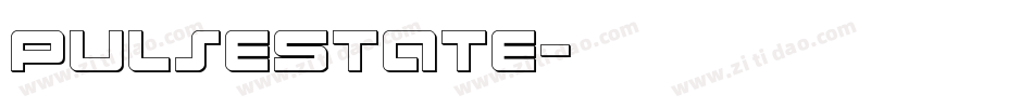 PulseState字体转换