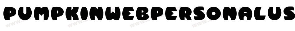 PumpkinWebPersonalUse-MVOyY字体转换
