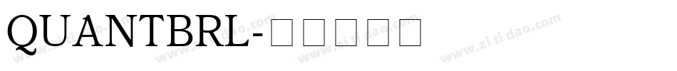 QUANTBRL字体转换