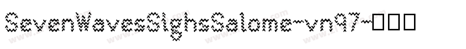 SevenWavesSighsSalome-vn97字体转换