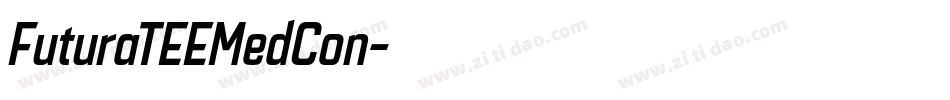 FuturaTEEMedCon字体转换