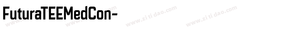FuturaTEEMedCon字体转换