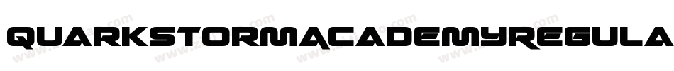 QuarkStormAcademyRegular-DvOW字体转换