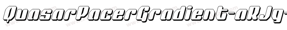QuasarPacerGradient-aRJg字体转换