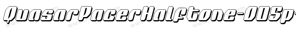 QuasarPacerHalftone-O05p字体转换