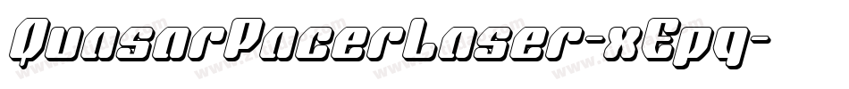 QuasarPacerLaser-xEpq字体转换